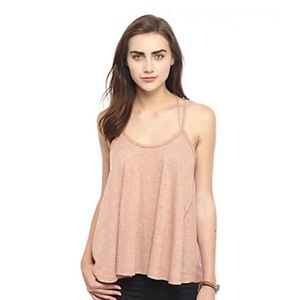 We the Free Brand Knit Tie Racer Top